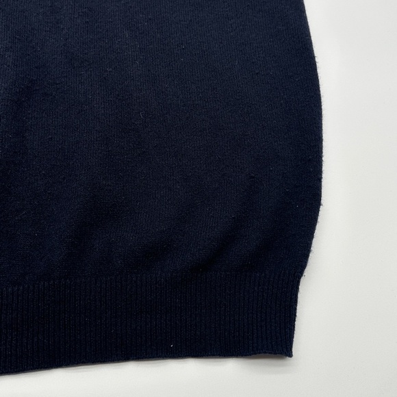 Jos A Bank Cashmere Sweater Vest Mens Large Blue V-neck Super Soft - Picture 3 of 8